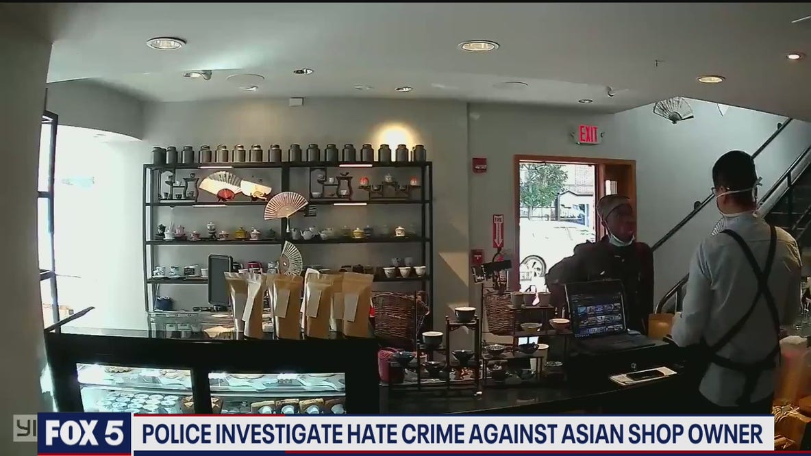 Police investigate hate crime against Asian shop owner